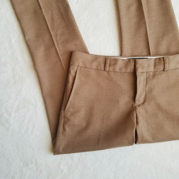 Banana Republic Tan Camel Brown Trousers Pants - Picture 2 of 6